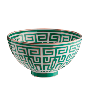 Ginori Labirinto Emerald  Gio Ponti Bowl - 8.5"